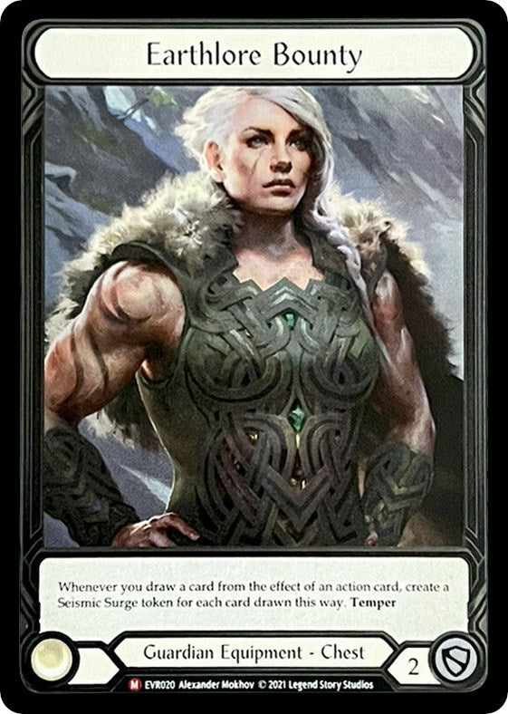 Earthlore Bounty (Extended Art) [EVR020] [Everfest] 1st Edition Cold Foil