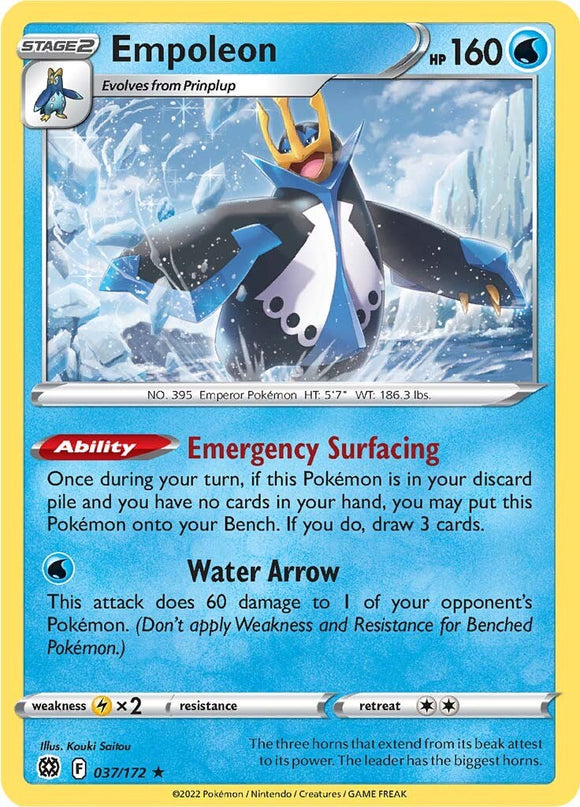 Empoleon [037/172] [Brilliant Stars] Reverse Holofoil