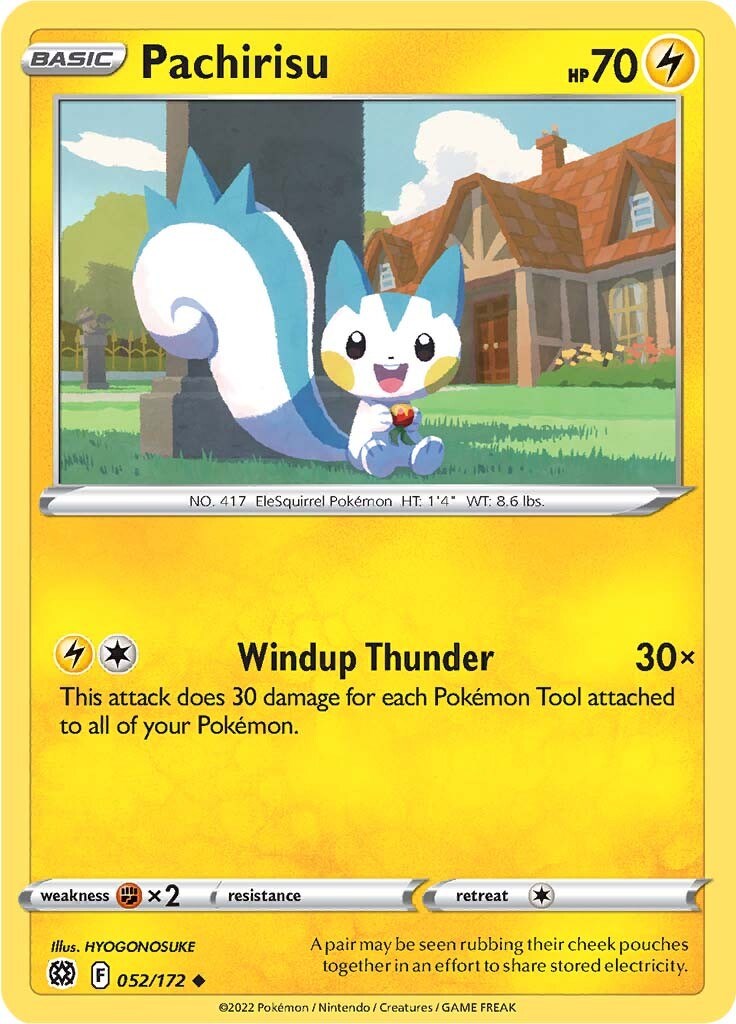 Pachirisu [052/172] [Brilliant Stars] Reverse Holofoil