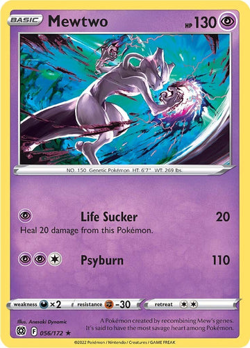 Mewtwo [056/172] [Brilliant Stars] Reverse Holofoil