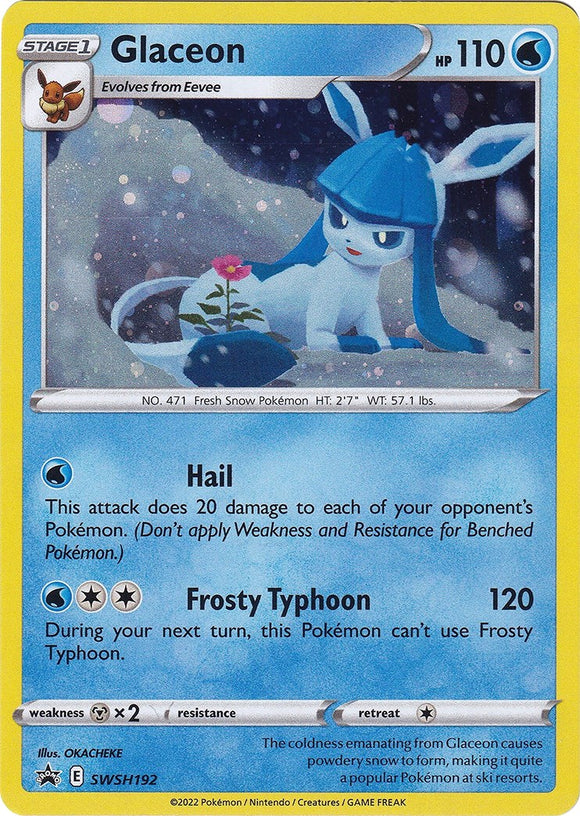 Glaceon [SWSH192] [Sword & Shield Promo Cards] Holofoil