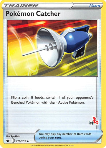 Pokemon Catcher (175/202) [SWSH01: Sword & Shield Base Set]