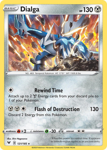 Dialga (121/185) (Theme Deck Exclusive) [Sword & Shield: Vivid Voltage]