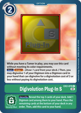 Digivolution Plug-In S [EX2-070 C] [Digital Hazard]