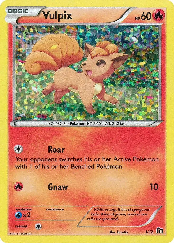 Vulpix - 1/12 [001/012] [McDonald's Promos 2016] Holofoil