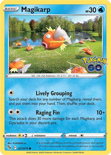 Magikarp [021/078] [Pokemon GO] Reverse Holofoil