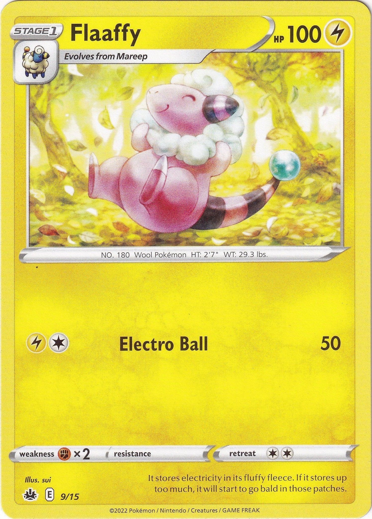 Flaaffy - 9/15 [009/015] [McDonald's Promos 2022]