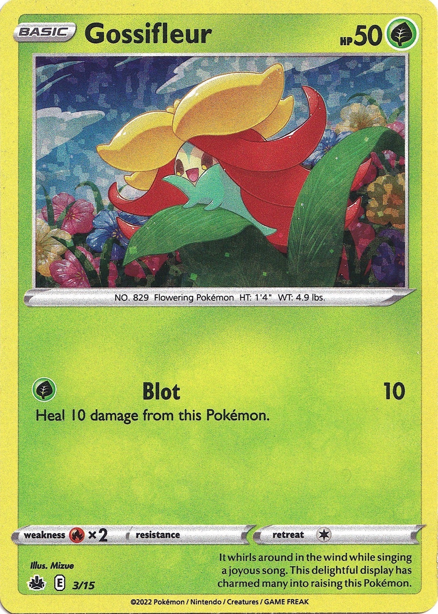 Gossifleur - 3/15 [003/015] [McDonald's Promos 2022] Holofoil