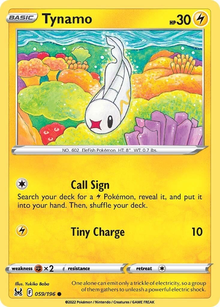Tynamo [059/196] [Lost Origin] Reverse Holofoil