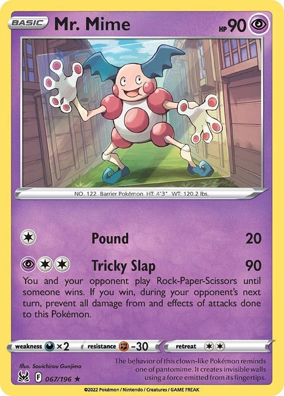 Mr. Mime [067/196] [Lost Origin] Reverse Holofoil