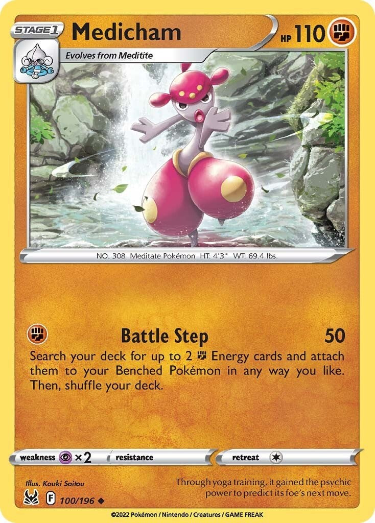 Medicham [100/196] [Lost Origin] Reverse Holofoil