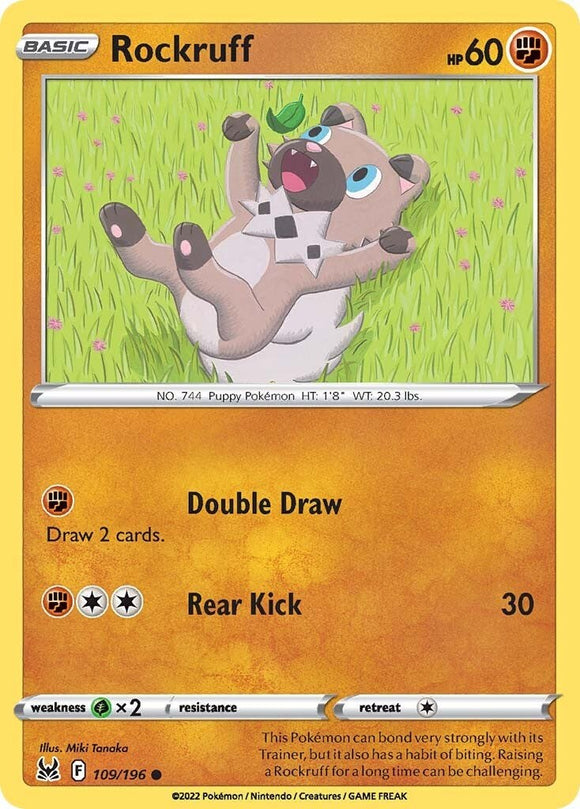 Rockruff [109/196] [Lost Origin] Reverse Holofoil