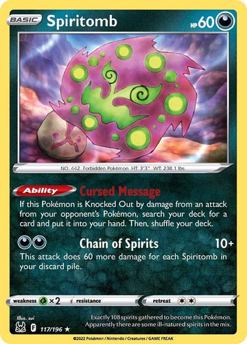 Spiritomb [117/196] [Lost Origin] Reverse Holofoil