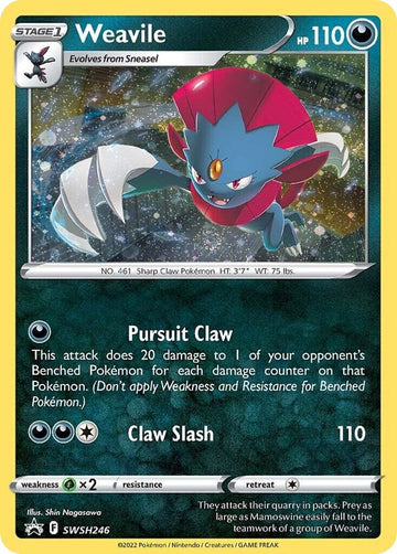 Weavile (Cosmos Holo) [SWSH246] [Sword & Shield Promo Cards] Holofoil