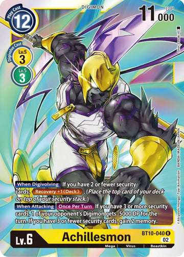 Achillesmon [BT10-040] [Xros Encounter] Foil