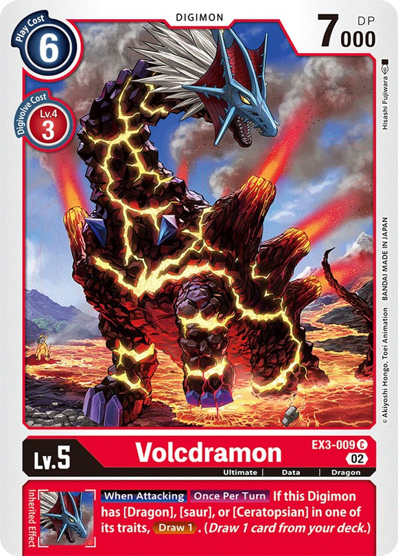 Volcdramon [EX3-009] [Draconic Roar] Normal