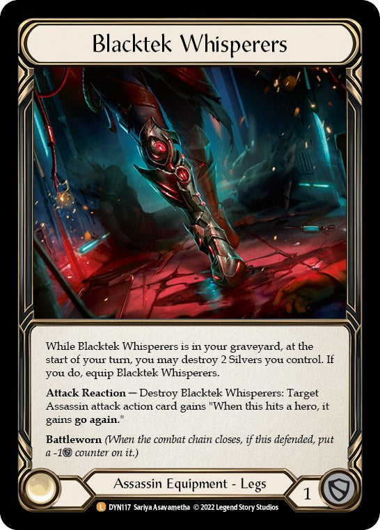 Blacktek Whisperers [DYN117] [Dynasty] Rainbow Foil