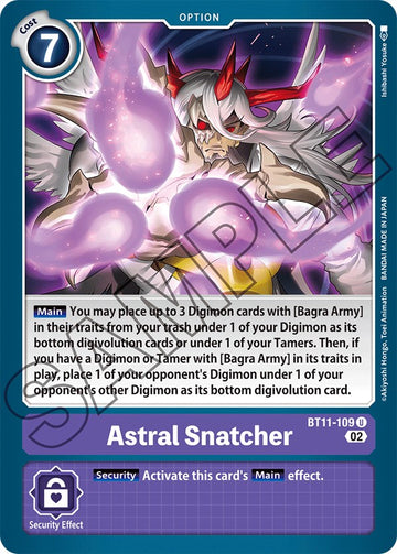 Astral Snatcher [BT11-109] [Dimensional Phase] Foil