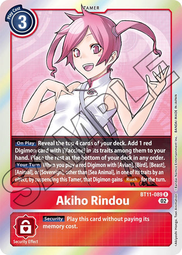Akiho Rindou [BT11-089] [Dimensional Phase] Foil