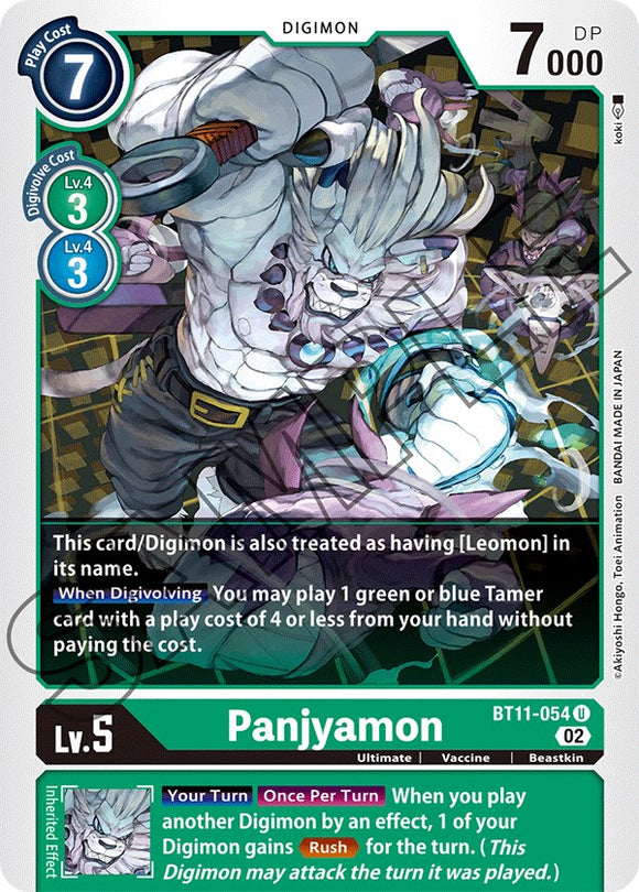 Panjyamon [BT11-054 U] [Dimensional Phase] Foil