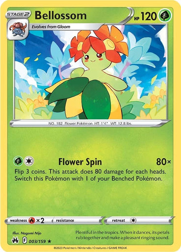 Bellossom [003/159] [Crown Zenith] Reverse Holofoil