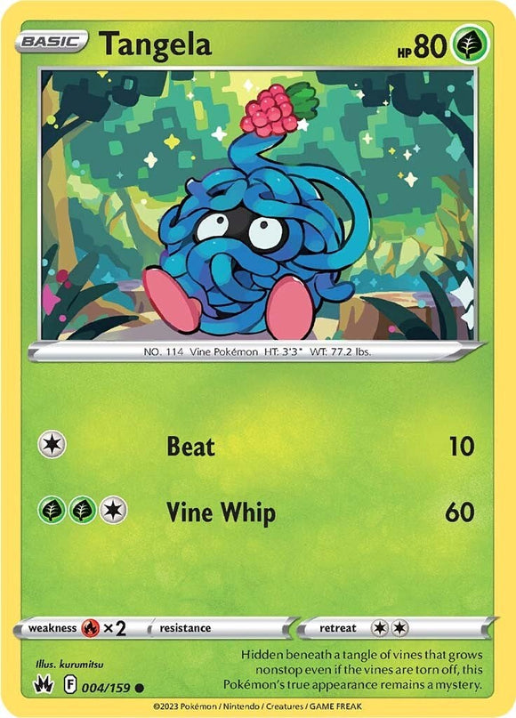 Tangela [004/159] [Crown Zenith] Reverse Holofoil