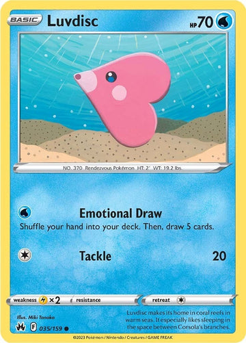 Luvdisc [035/159] [Crown Zenith] Reverse Holofoil