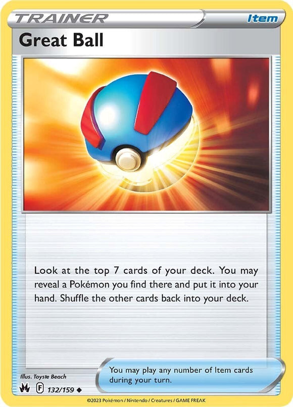 Great Ball [132/159] [Crown Zenith] Reverse Holofoil