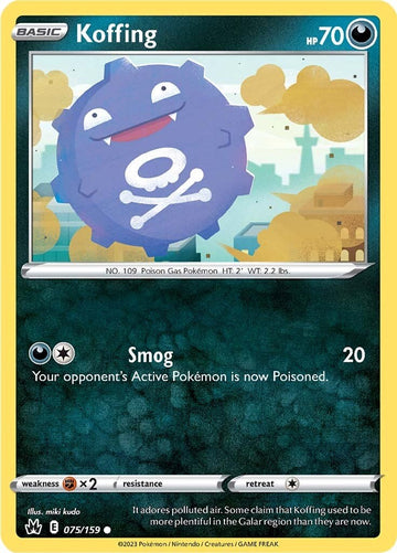 Koffing [075/159] [Crown Zenith] Reverse Holofoil