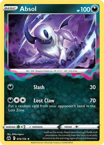 Absol [076/159] [Crown Zenith] Reverse Holofoil