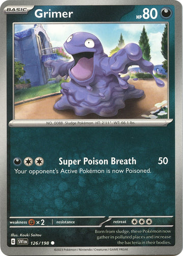 Grimer [126/198] [Scarlet & Violet Base Set] Reverse Holofoil