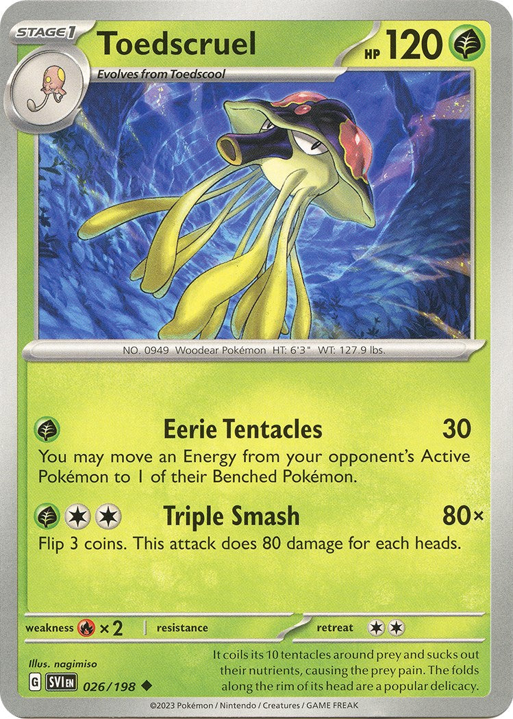 Toedscruel [026/198] [Scarlet & Violet Base Set] Reverse Holofoil