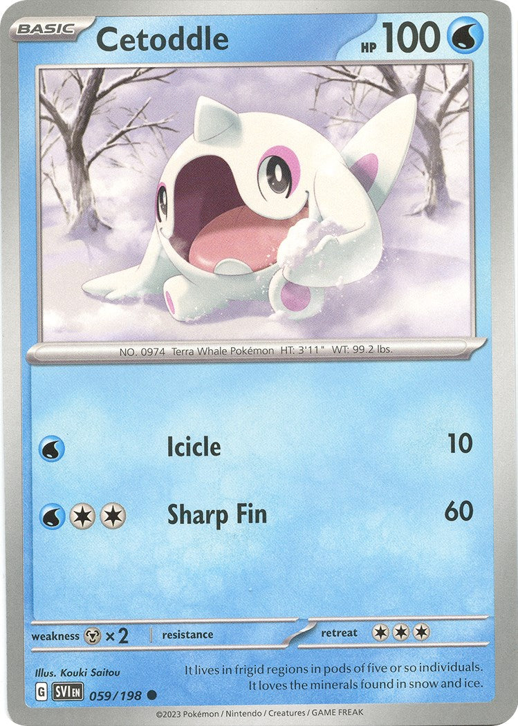 Cetoddle - 059/198 [059/198] [Scarlet & Violet Base Set] Reverse Holofoil