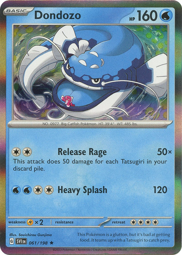 Dondozo - 061/198 [61] - (SV01 Scarlet & Violet Base Set) Holofoil