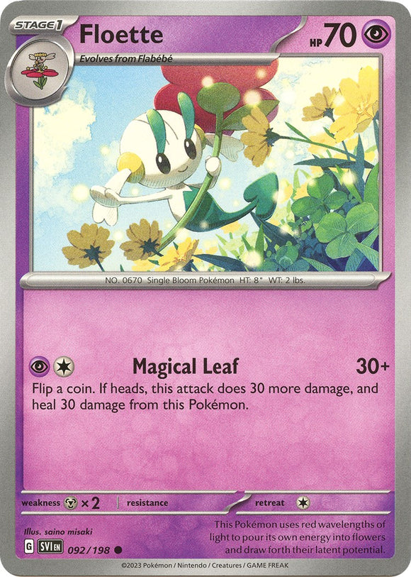 Floette [092/198] [Scarlet & Violet Base Set] Reverse Holofoil