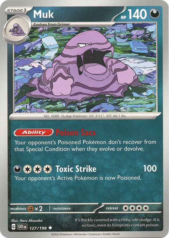 Muk [127/198] [Scarlet & Violet Base Set] Reverse Holofoil