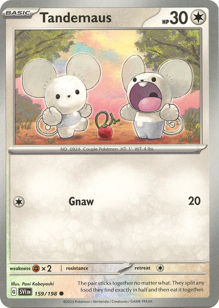 Tandemaus - 159/198 [159/198] [Scarlet & Violet Base Set] Reverse Holofoil