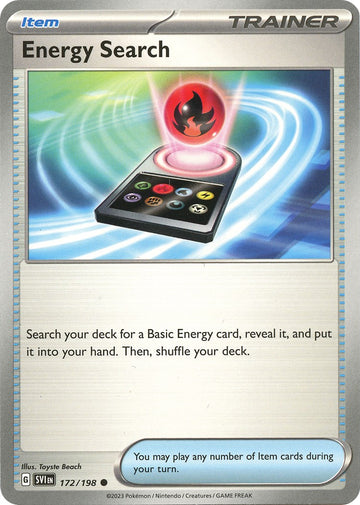 Energy Search [172/198] [Scarlet & Violet Base Set] Reverse Holofoil