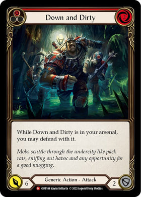Down and Dirty [OUT184] [Outsiders] Rainbow Foil