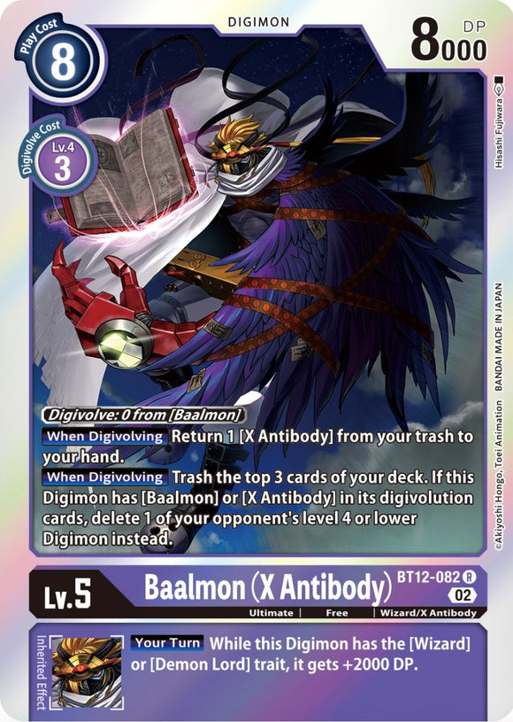 Baalmon (X Antibody) [BT12-082 R] [Across Time] Foil