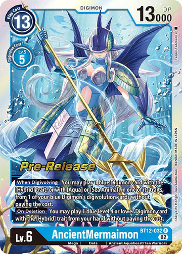 AncientMermaimon [BT12-032] [Across Time Pre-Release Cards] Foil