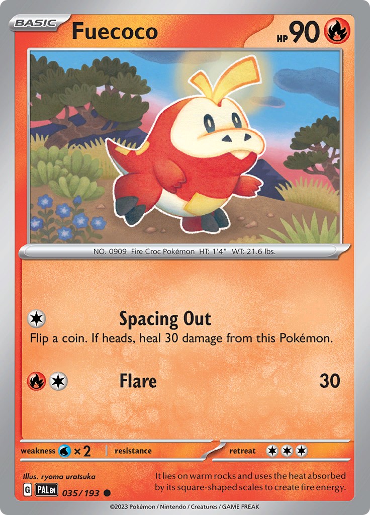 Fuecoco - 035/193 [035/193] [Paldea Evolved] Reverse Holofoil