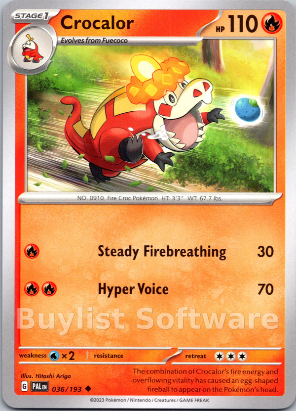 Crocalor [036/193] [Paldea Evolved]