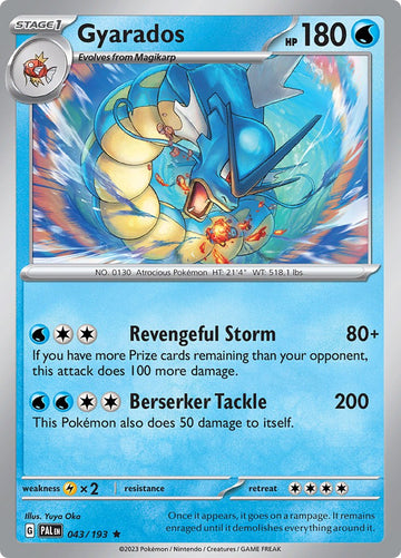 Gyarados [043/193] [Paldea Evolved] Reverse Holofoil