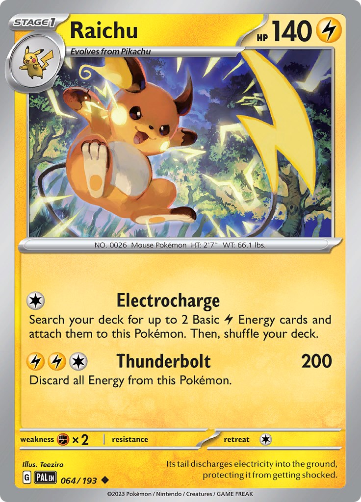 Raichu - 064/193 [064/193] [Paldea Evolved] Reverse Holofoil