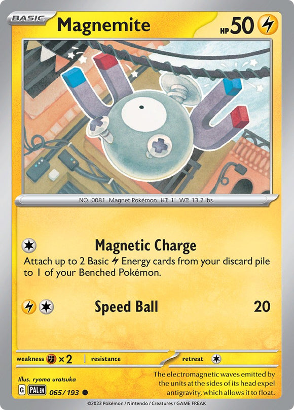 Magnemite [065/193] [Paldea Evolved] Reverse Holofoil