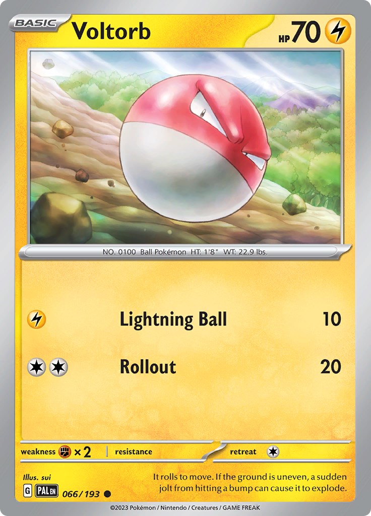 Voltorb [066/193] [Paldea Evolved] Reverse Holofoil