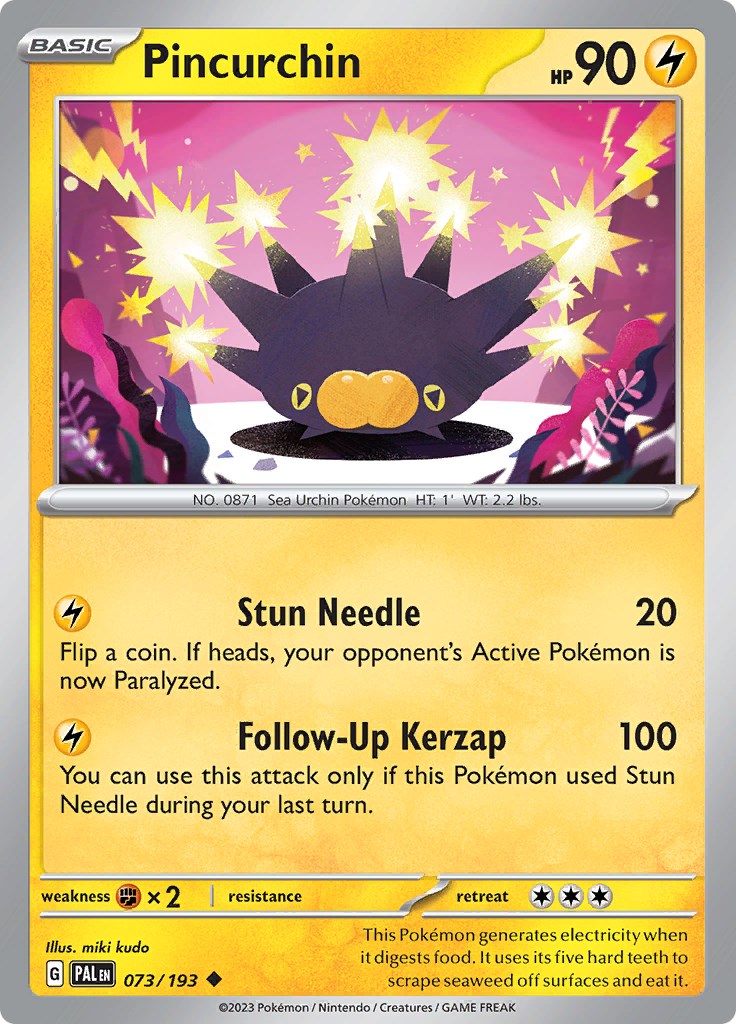 Pincurchin - 073/193 [073/193] [Paldea Evolved] Reverse Holofoil
