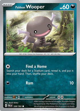 Paldean Wooper - 128/193 [128/193] [Paldea Evolved] Reverse Holofoil