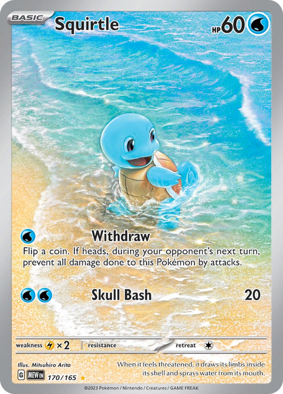 Squirtle (170/165) [Scarlet & Violet:  151] Holofoil